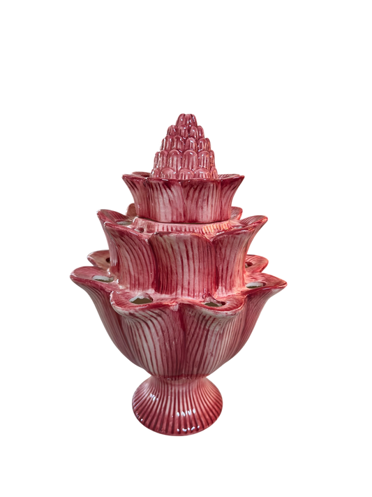 Large Artichoke Tulipiere - Pink