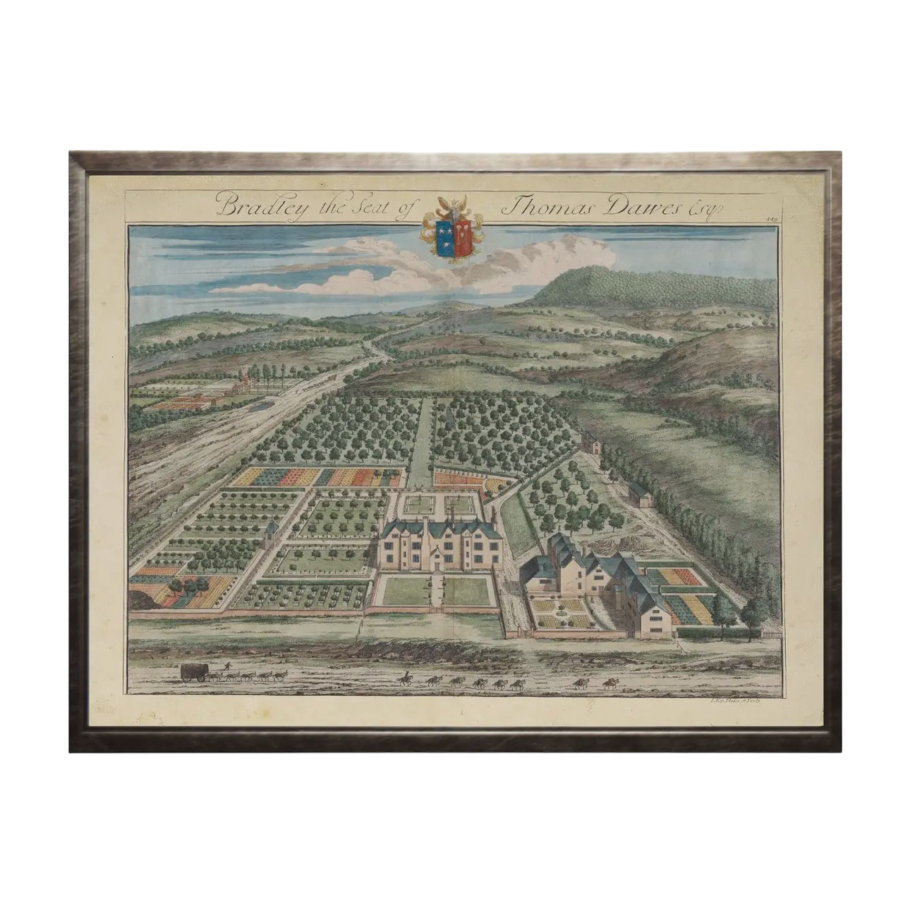 28” x 22” Vintage Estate Plan Print