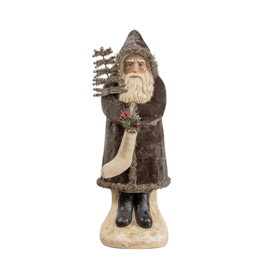 16.5" Charcoal Velvet Belsnickle