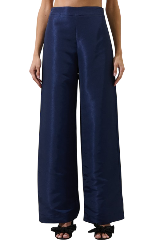 Navy Wide Leg Pants