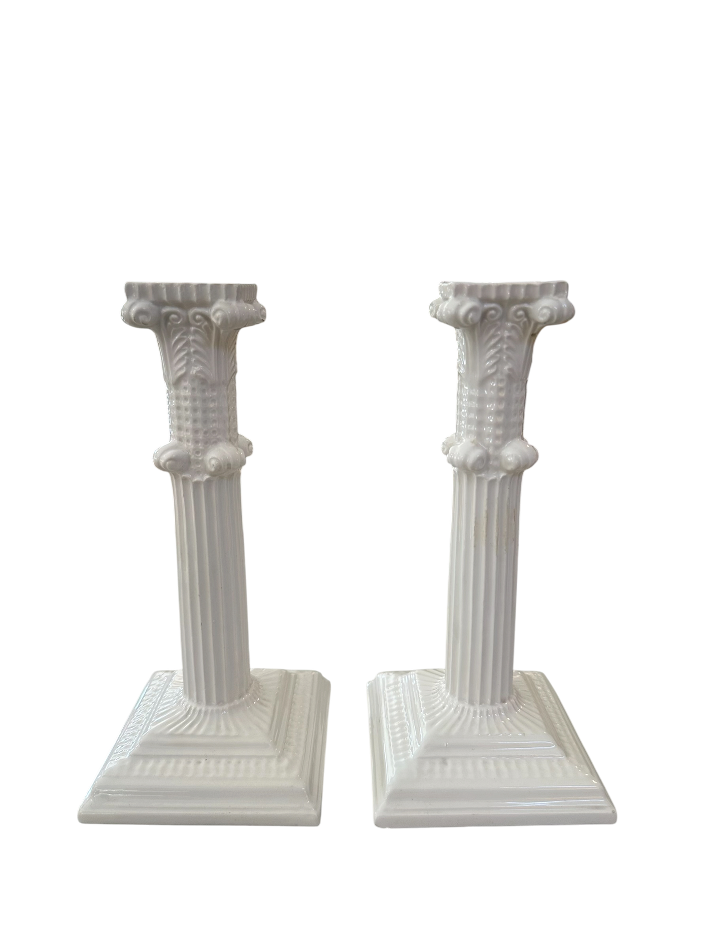 Vintage Italian Ogetti Candlestick Pair