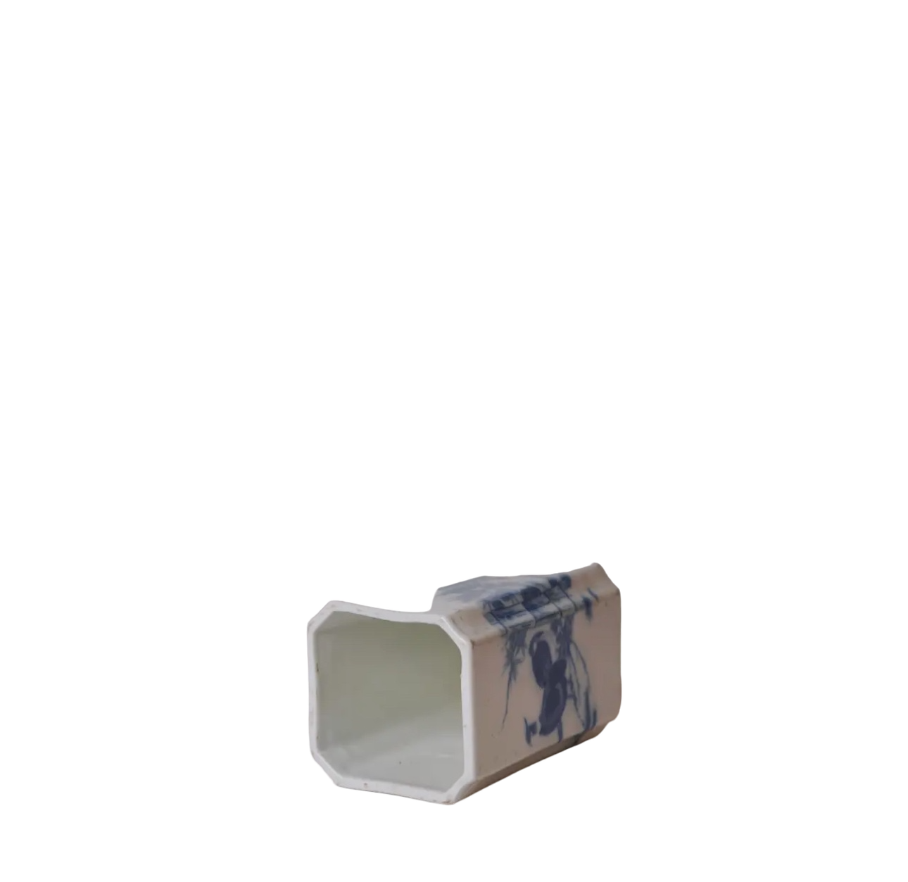 Blue and White Porcelain Pheasant
Square Vase