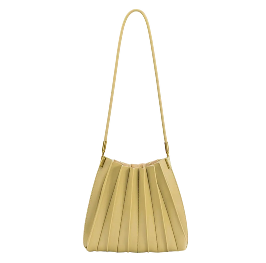 Key Lime Pleated Vegan
Shoulder Bag