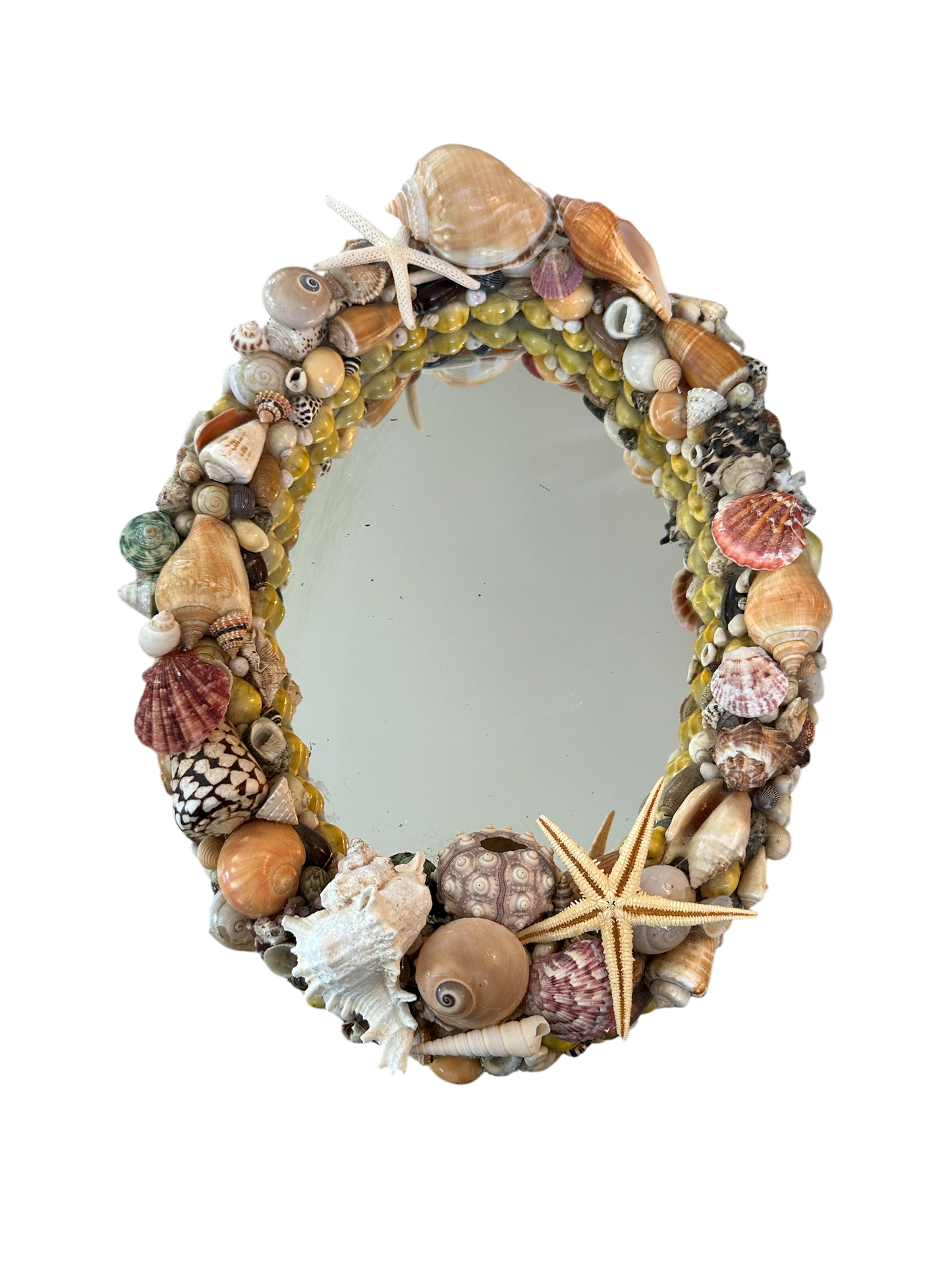 Jenn Leverett Art - Shell Encrusted Mirror