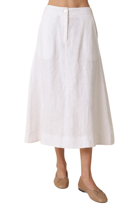 Linen Maxi Skirt - 2 Colors