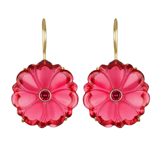 Magnolia Earring - Berry