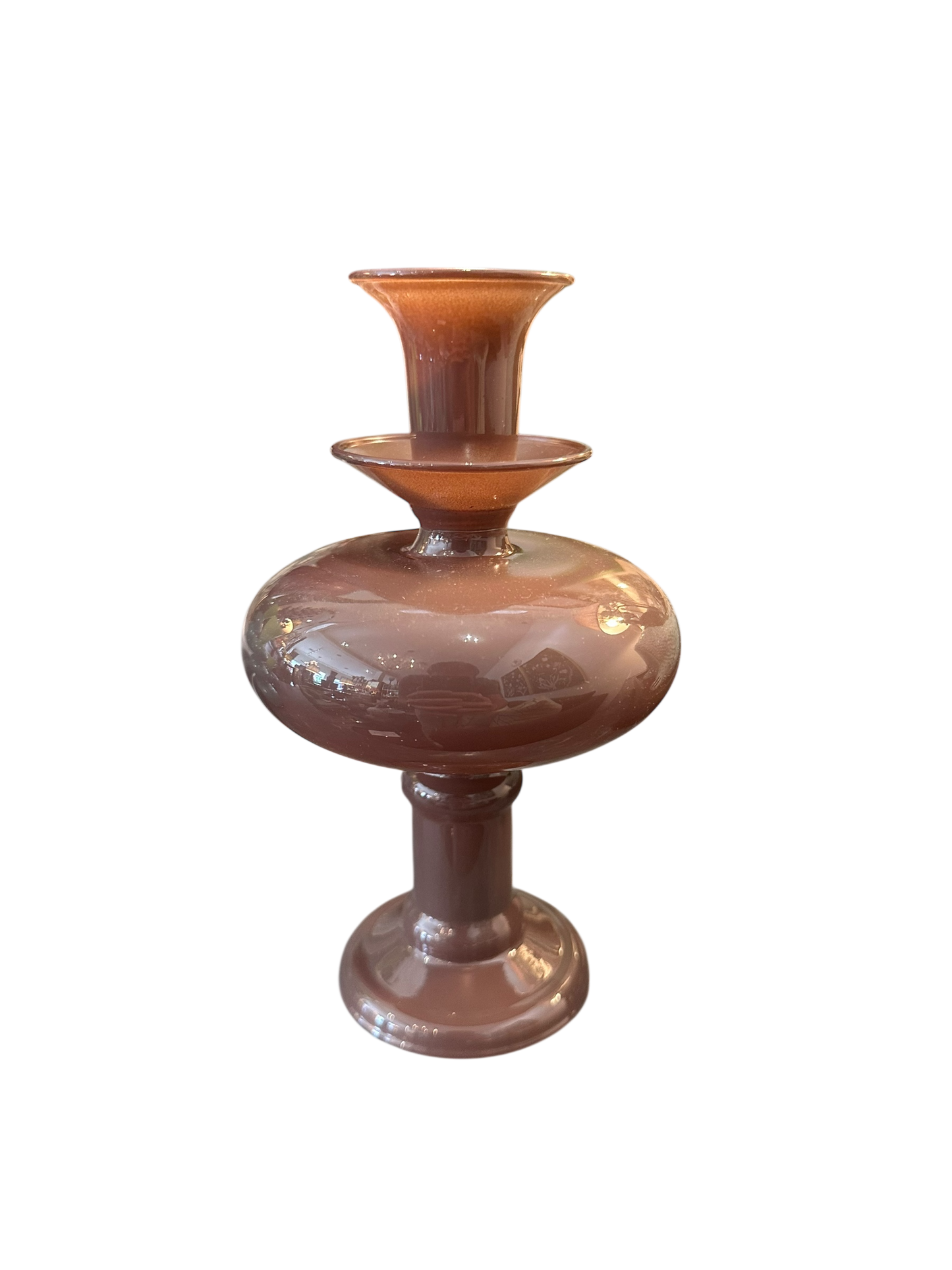 Hand Blown Neutral Vase
