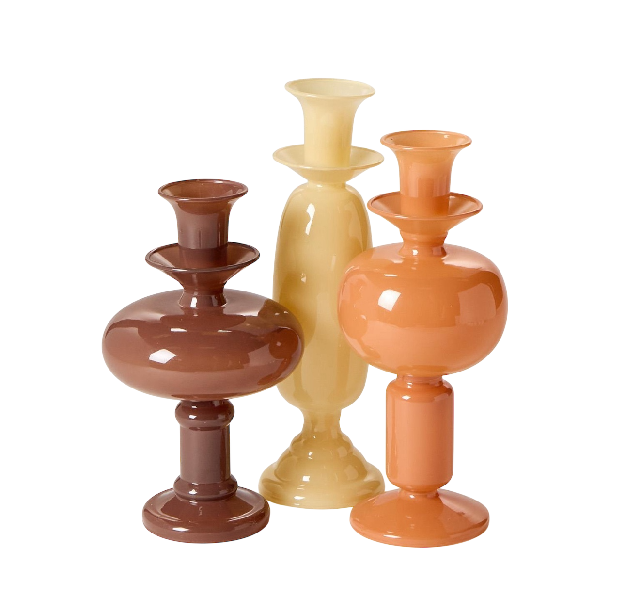 Hand Blown Neutral Vase