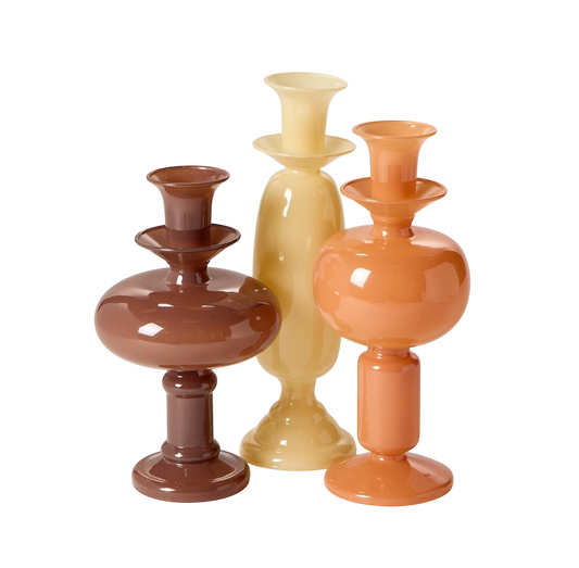 Hand Blown Neutral Vase