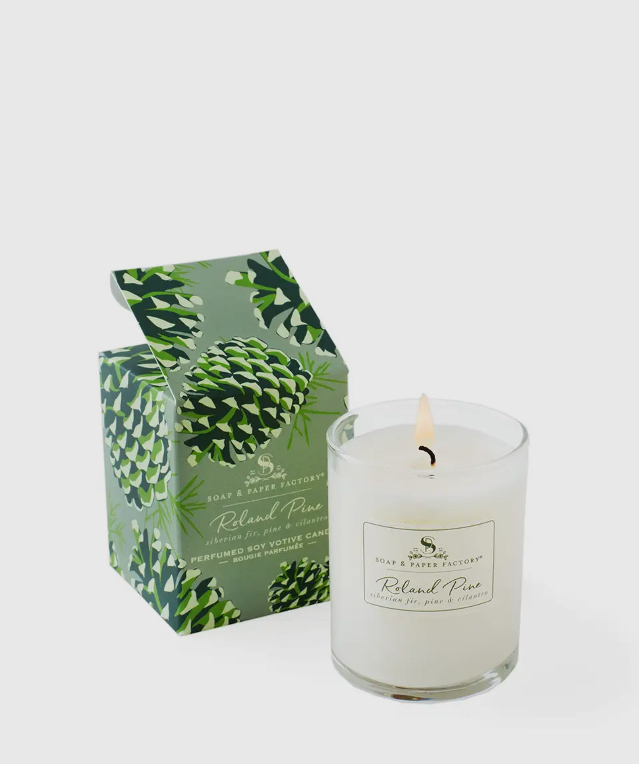 Roland Pine Votive Soy Candle