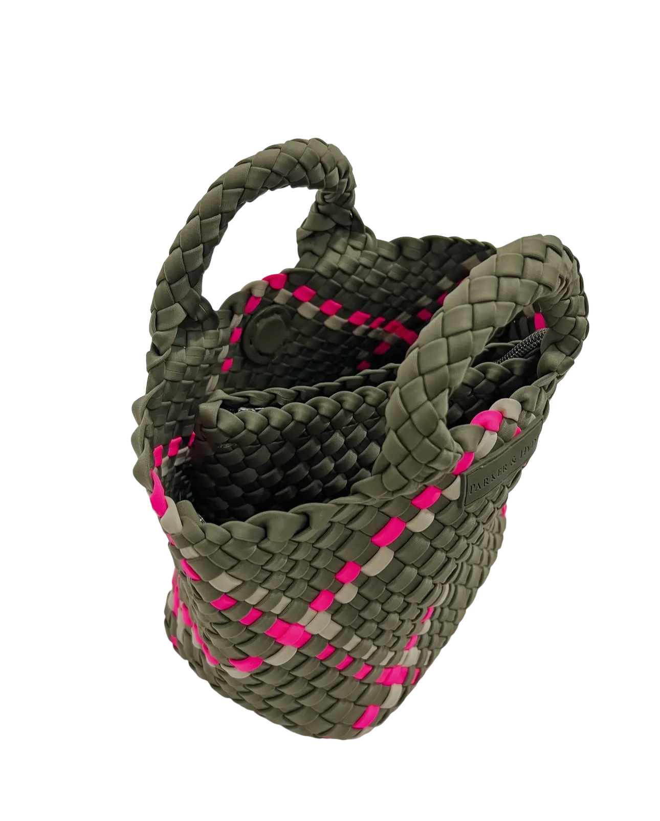 Mini Woven Tote - Sage Multi