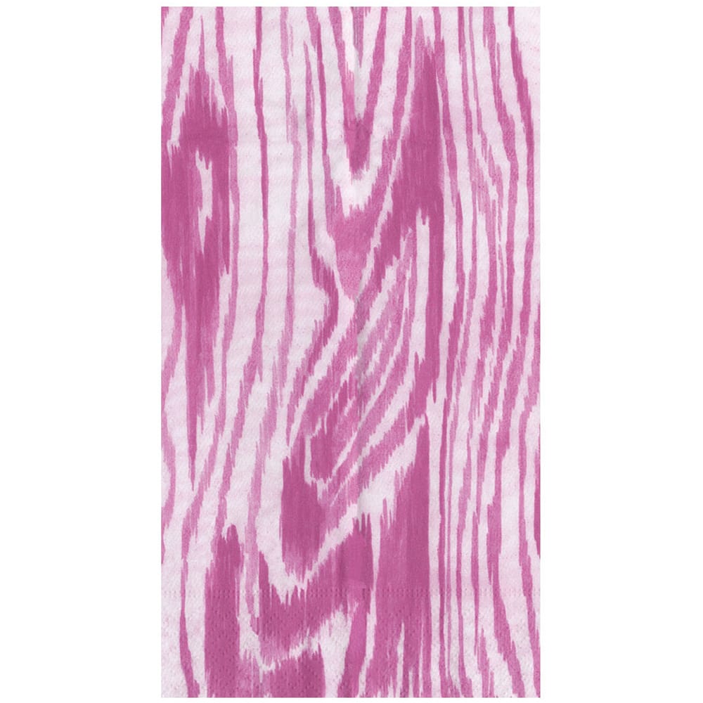 Woodgrain Fuchsia Guest Towel - 15