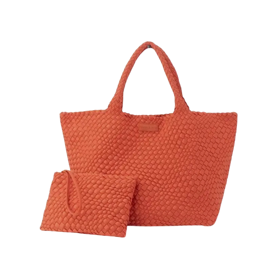 Oversized Woven Tote - 3 Colors!