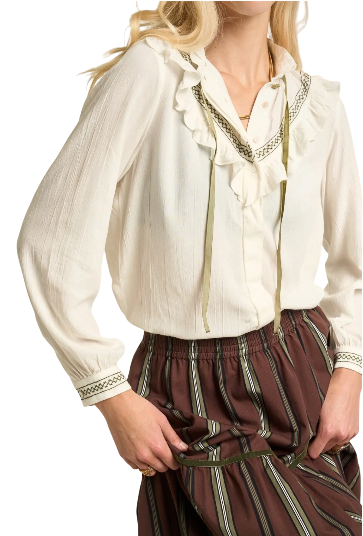 Hazel Blouse Ecru