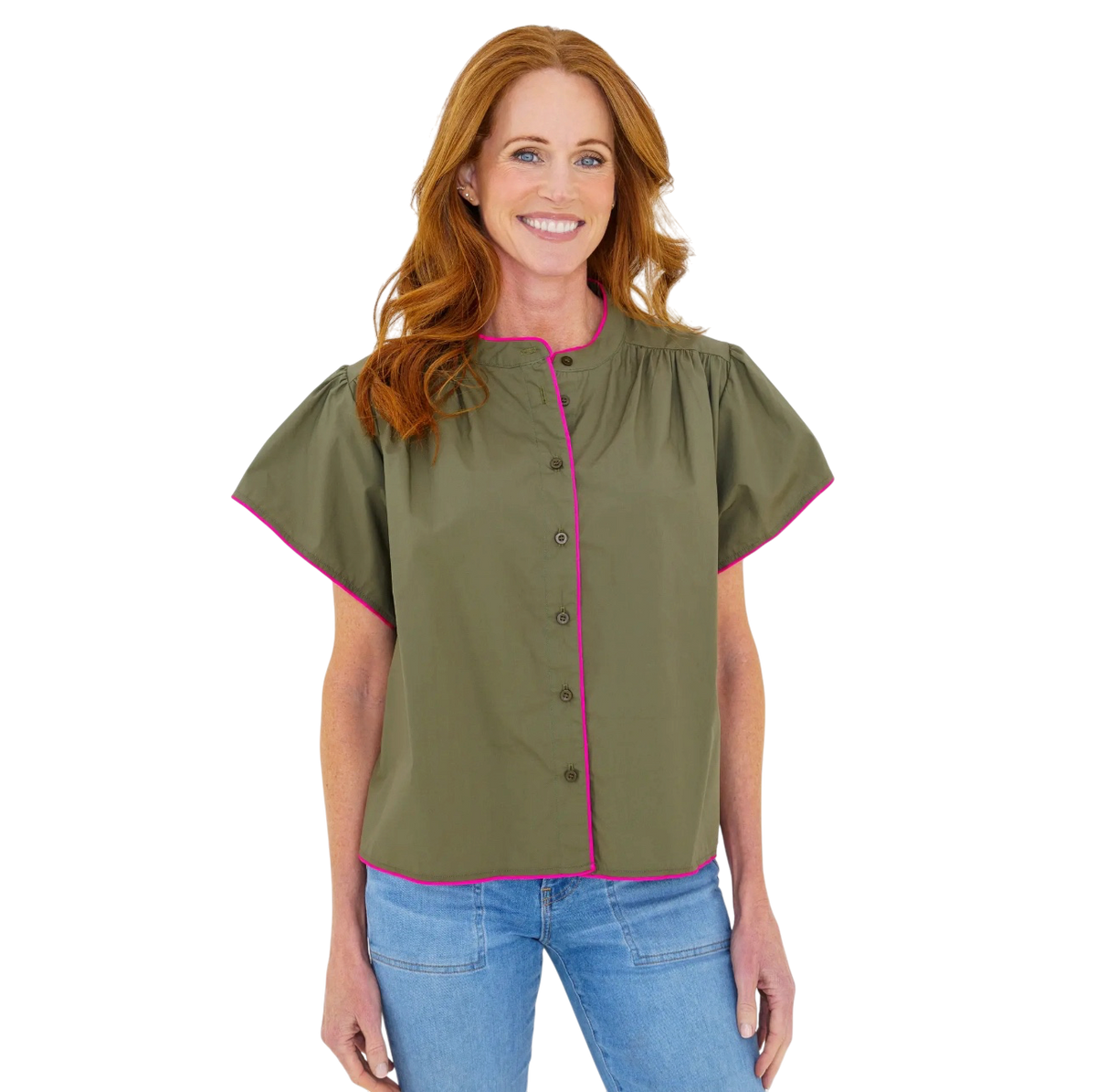 Cassie Top Olive