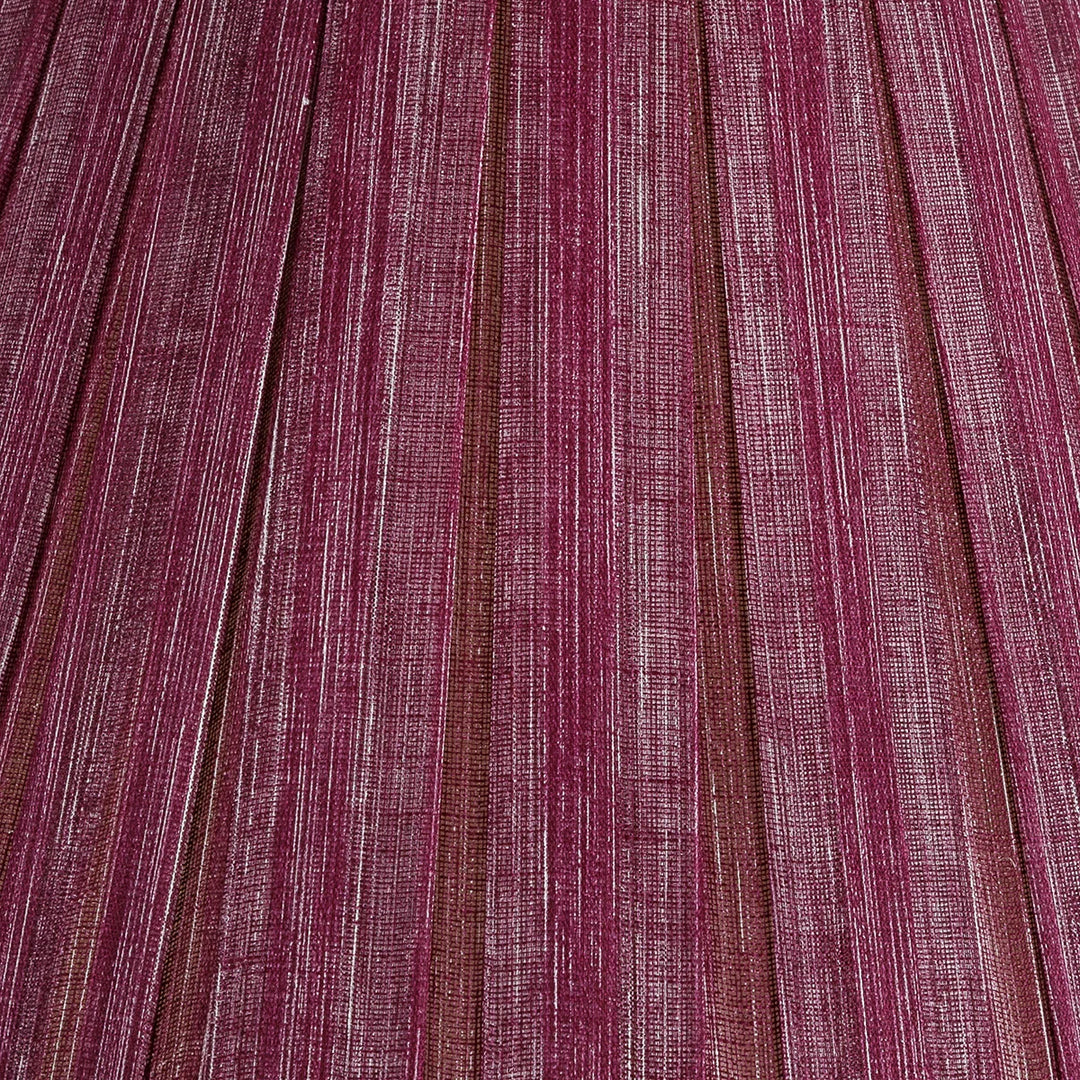 Fermoie Box Pleat Back to the Fuschia Lampshade