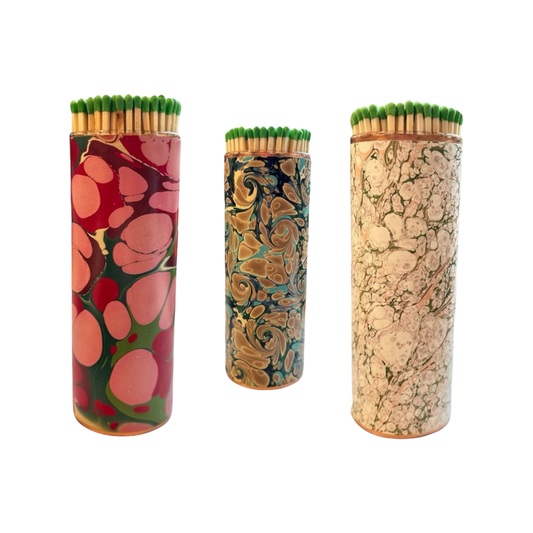 Marble Paper Fireplace Matches