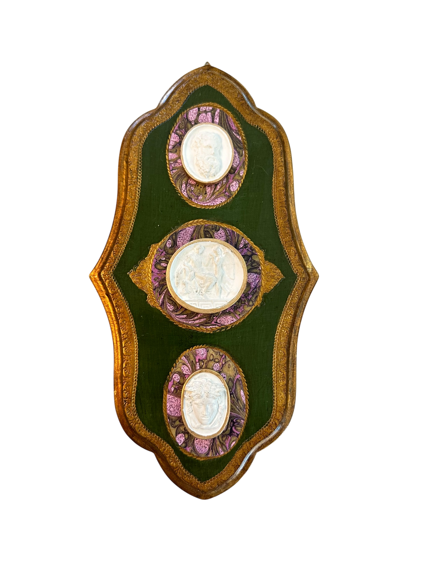 Jenn Leverett Art - Intaglios on Marble Paper Florentine I