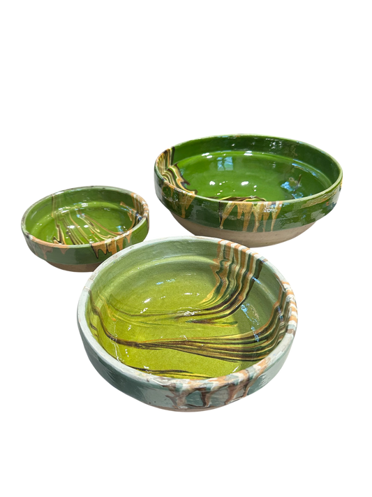 Green Cottage Crafted Bowl
