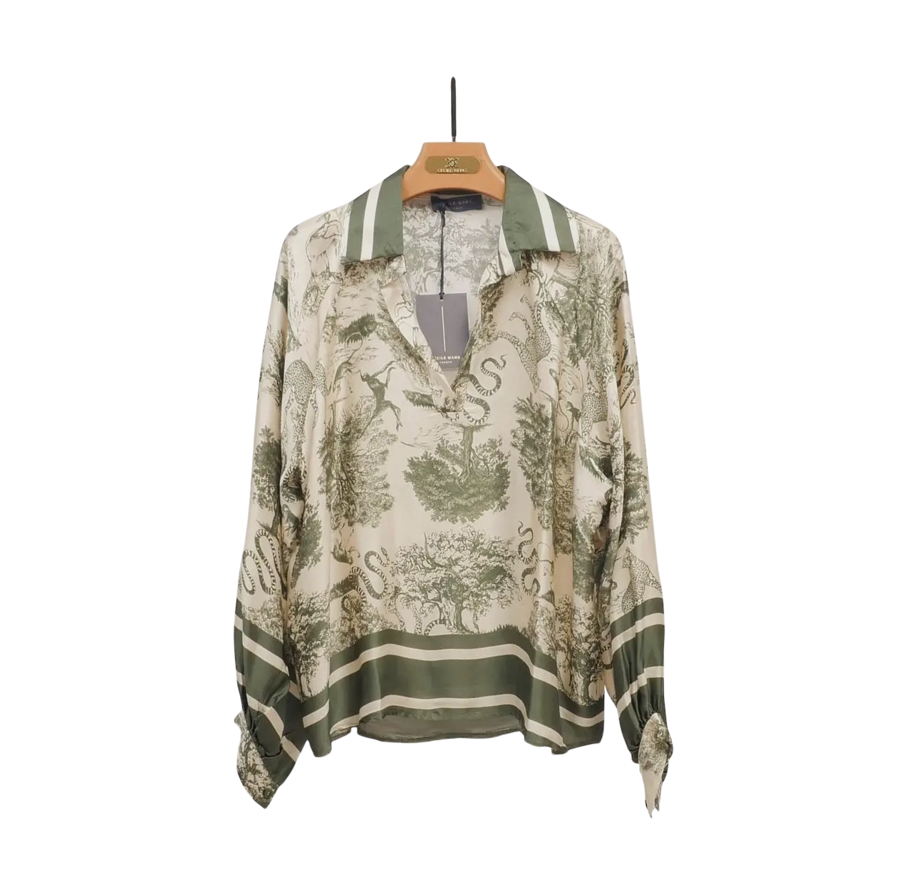 Jungle Print Tunic - Olive