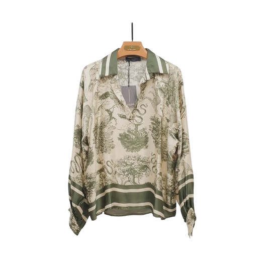 Jungle Print Tunic - Olive