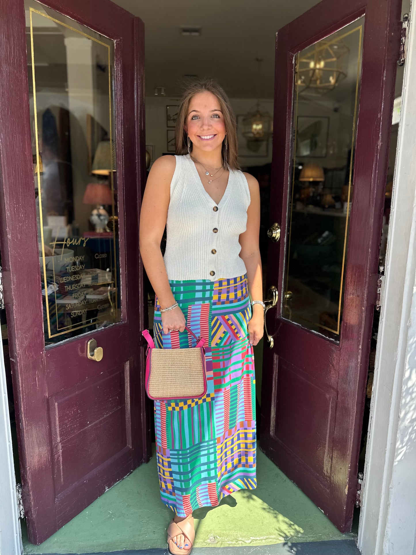 Tiffany Fall Plaid Skirt