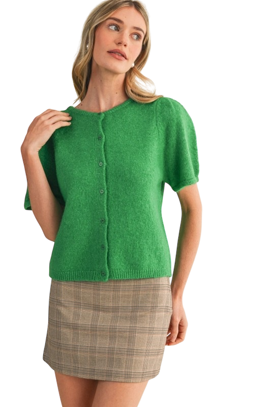 Short Sleeve Cardigan - 3 Colors!