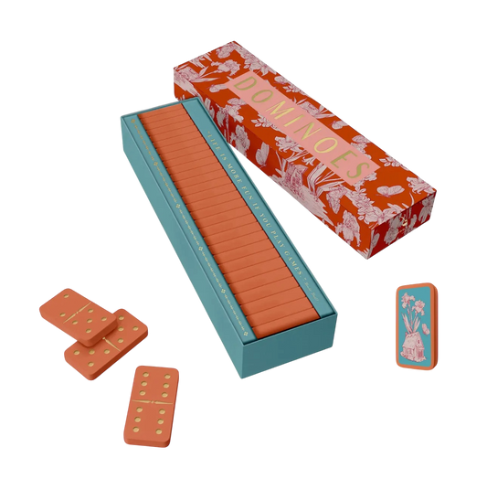 Fairy House Toile Domino Set