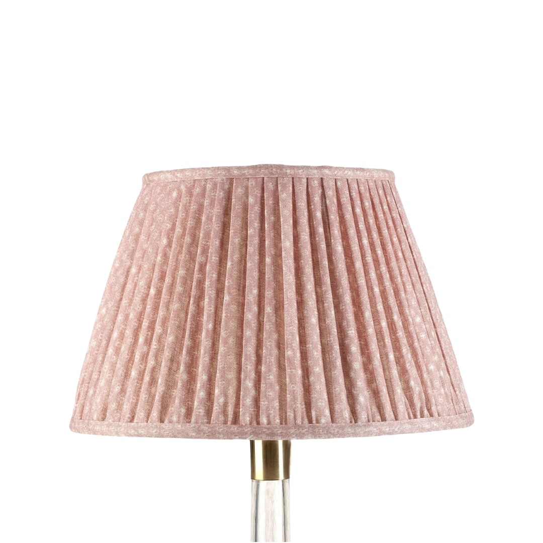 Fermoie Pink Figured Lampshade