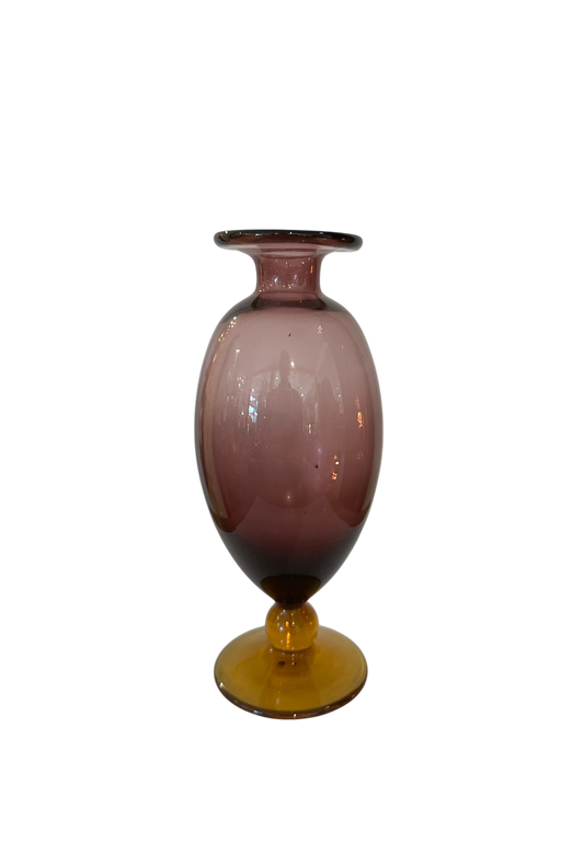 Veronese Vase - Amethyst/Amber Base