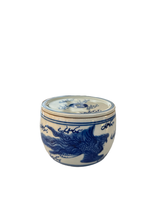 Vintage Japanese Lidded Incense Holder
