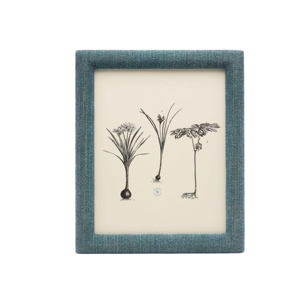 Teal Cotton Jute Photo Frame