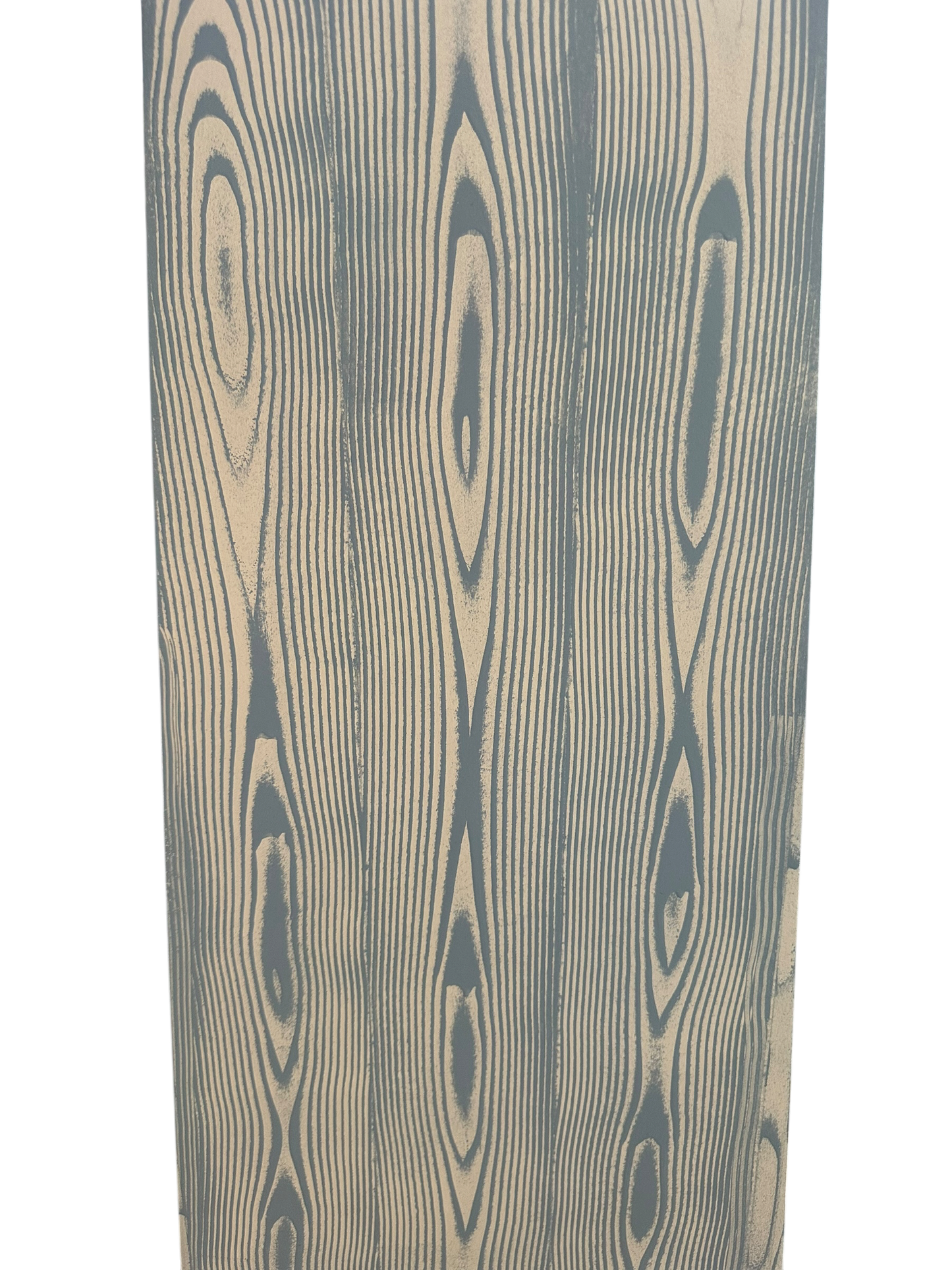 Bespoke Hand-Painted Pedestal in Wedgwood Faux Bois