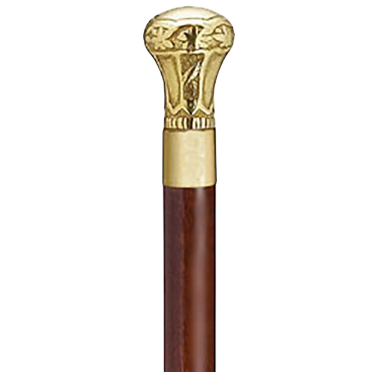 Regal Brass Knob Cane