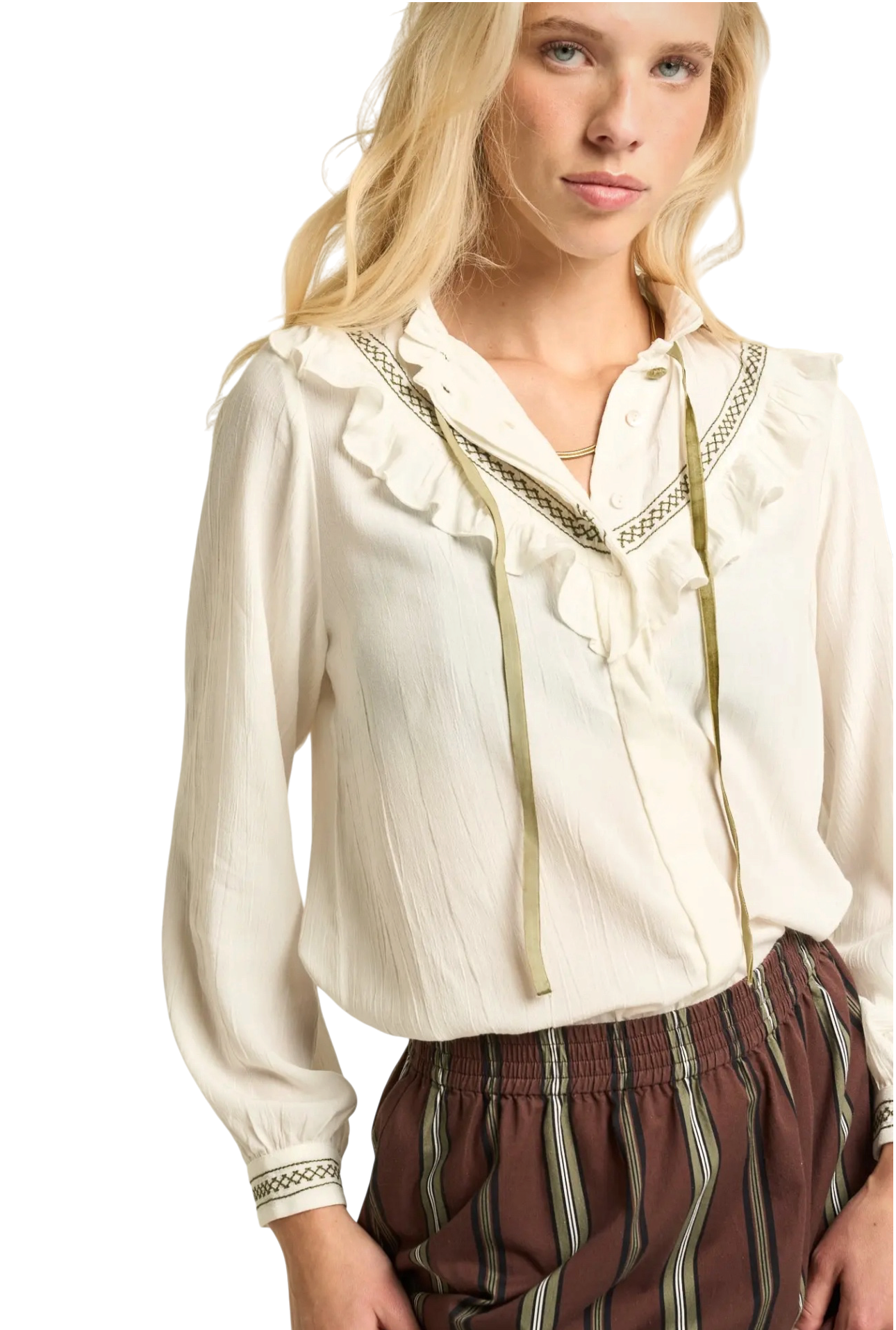 Hazel Blouse Ecru