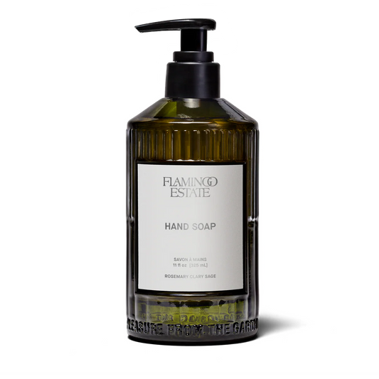 Rosemary Clary Sage Glass Hand
Soap
