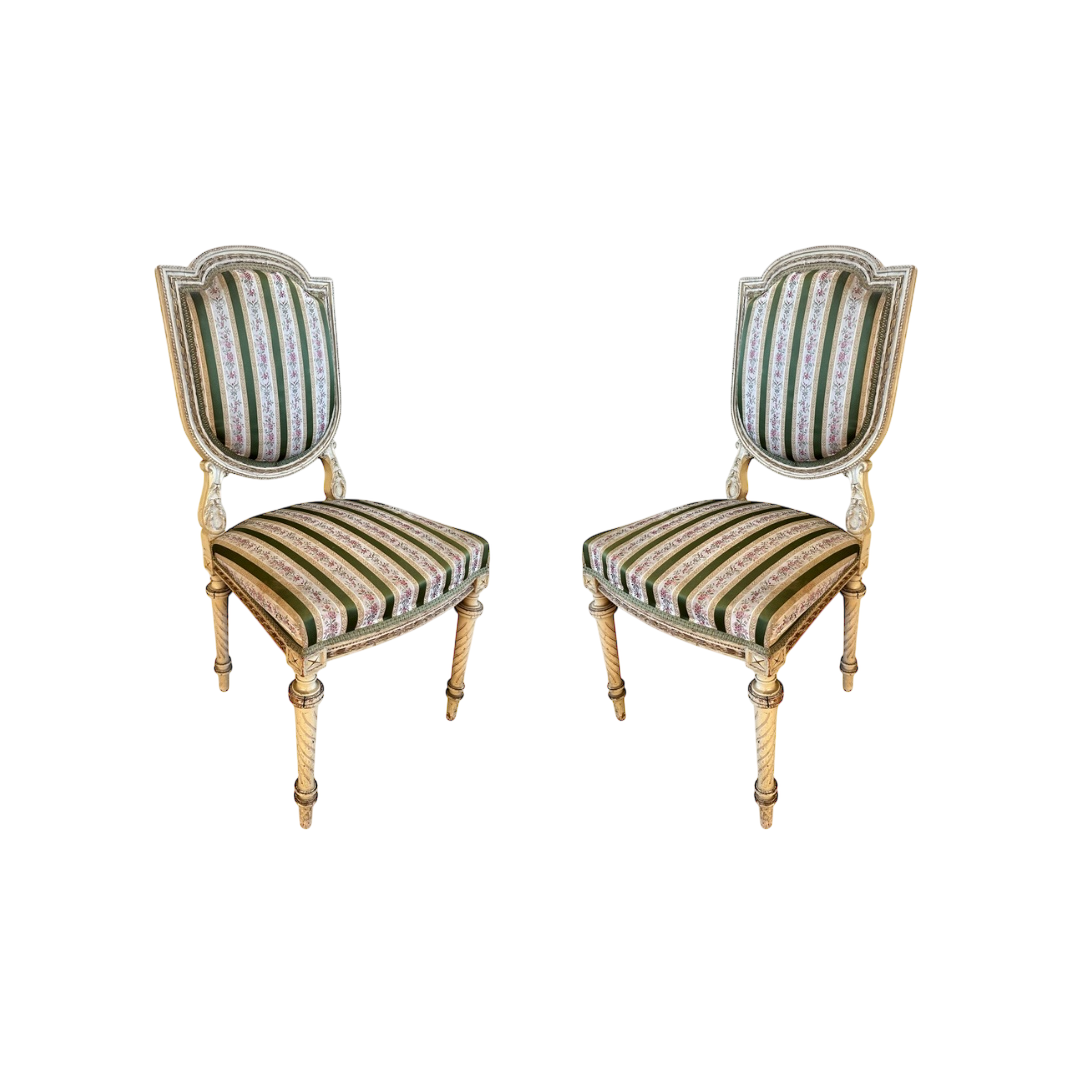 Pair of Louis XVI Occasional Chairs