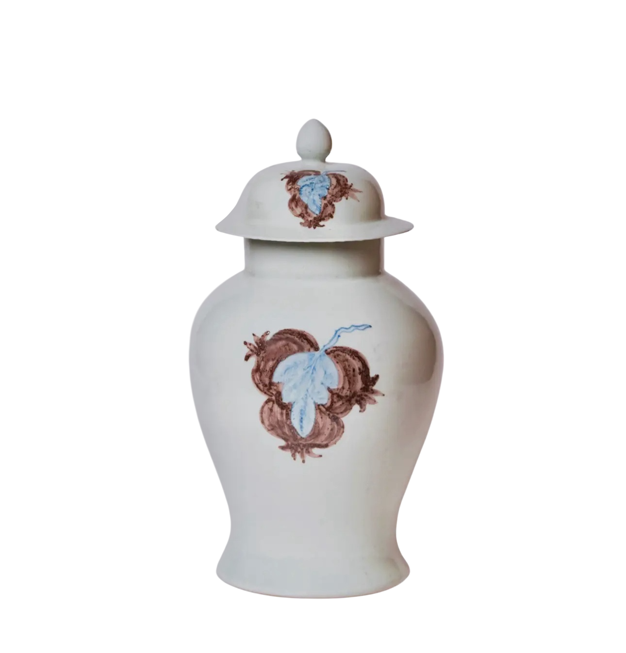 Pomegranate Red and Blue Porcelain
Temple Jar