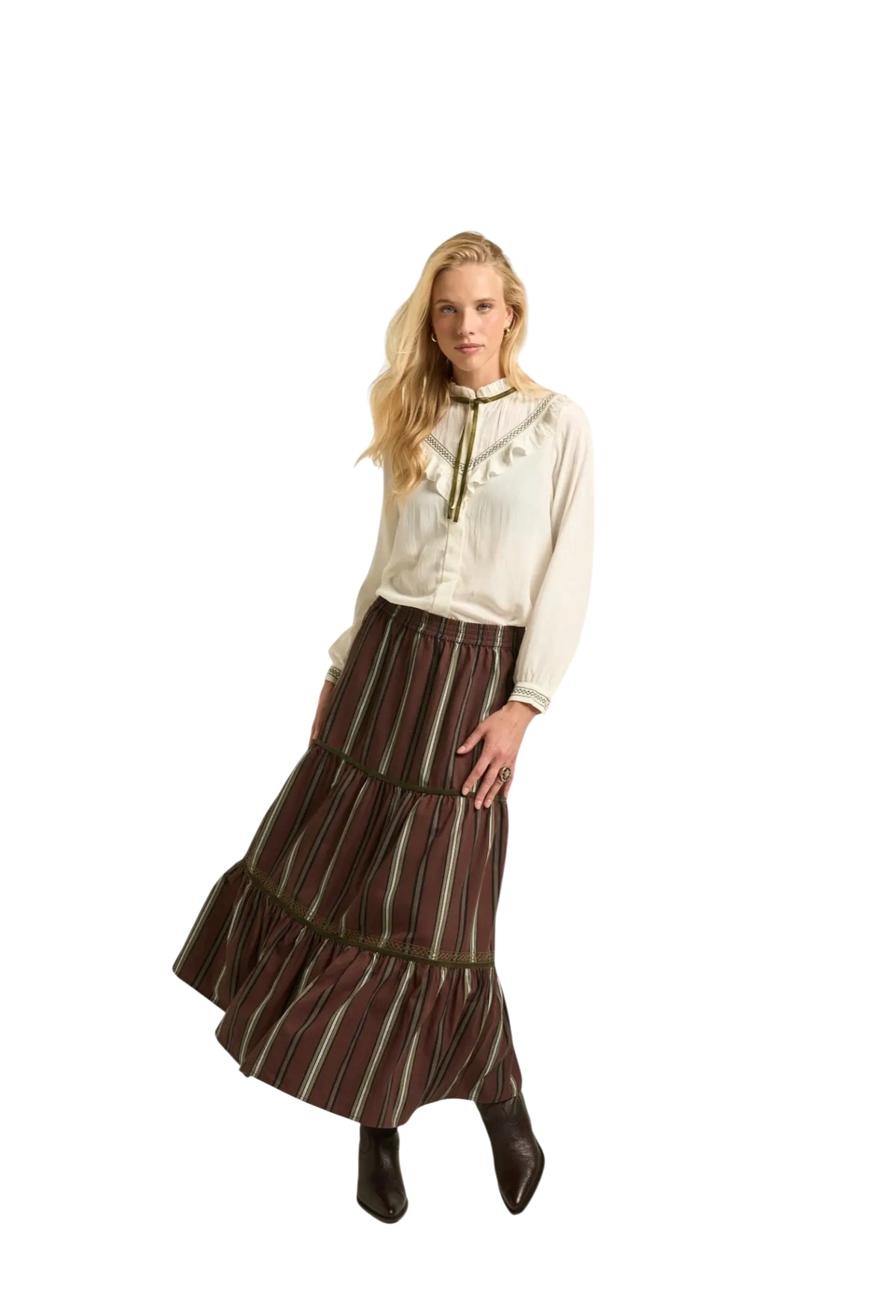 Evelyn Skirt Brown