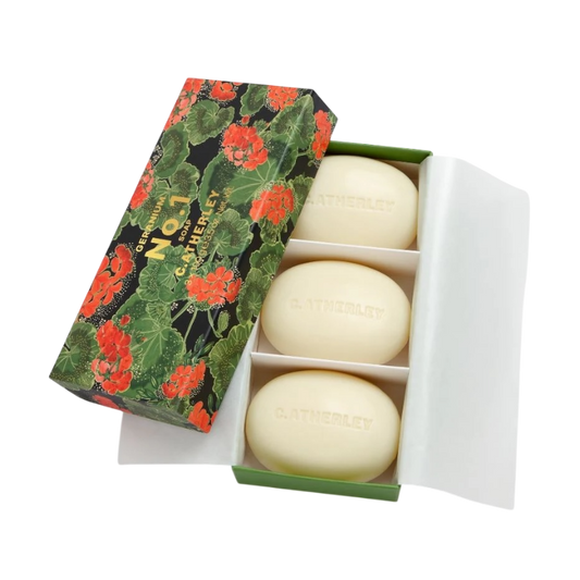 Geranium No. 1 Soap Trio - Special Packaging