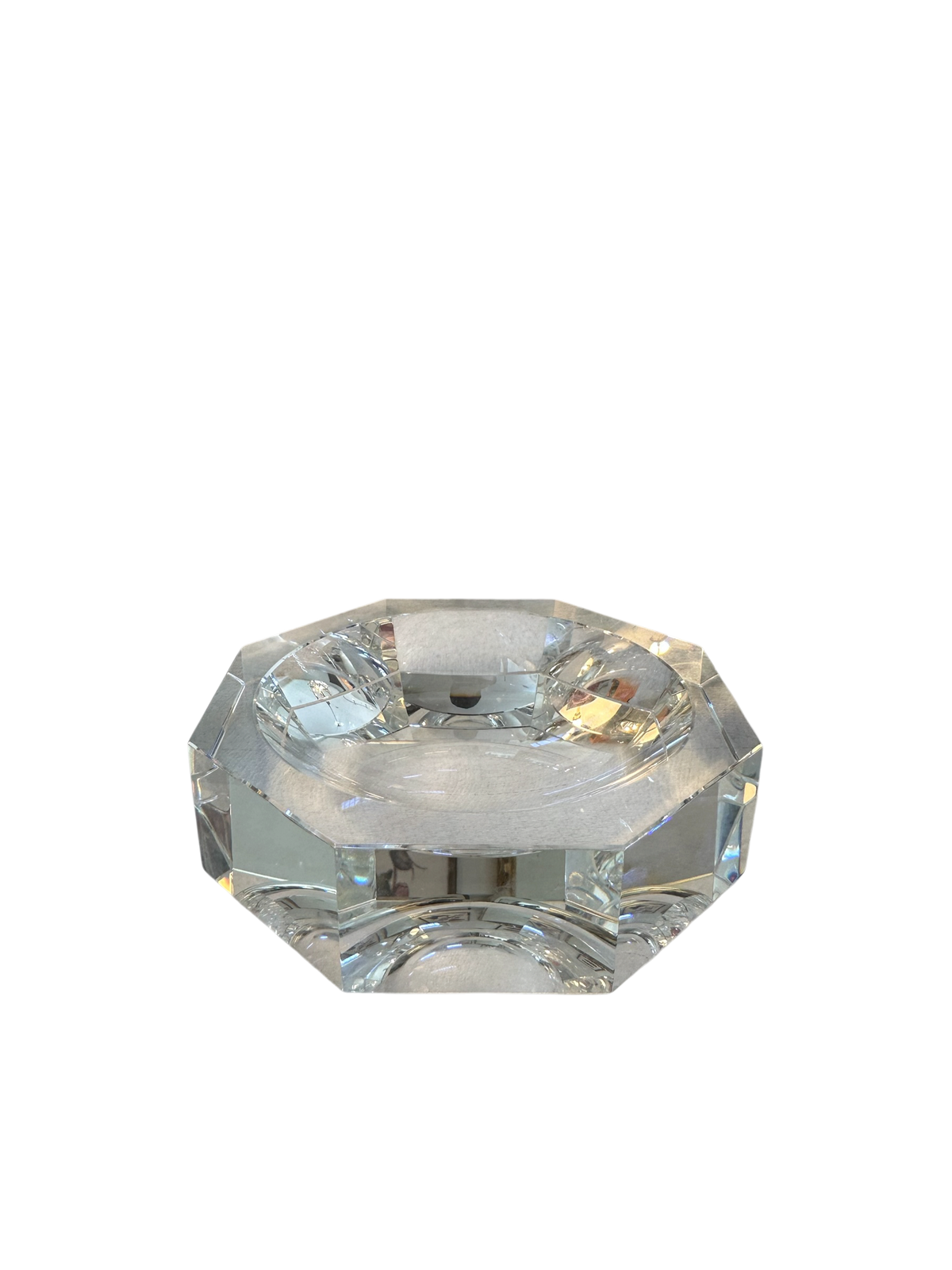 Crystal Octagon Bowl