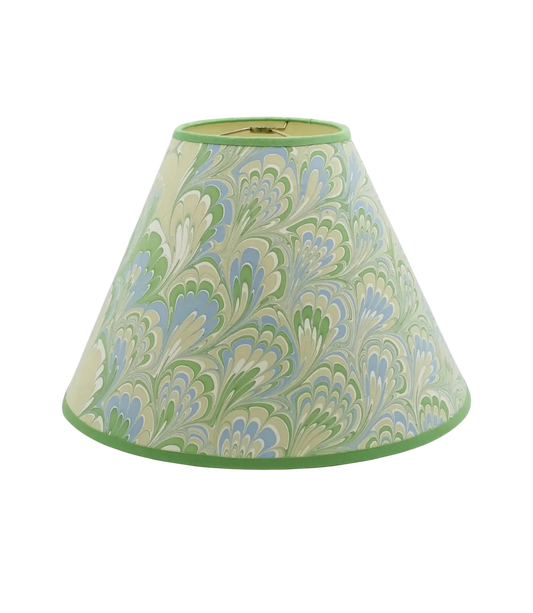 16" Empire Lampshade Hand-Marbled