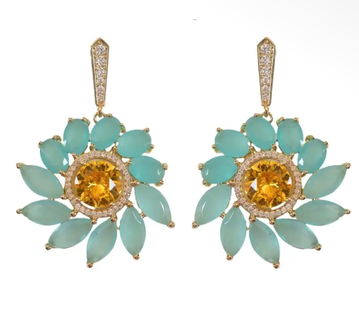 Soleil Bloom Drop Earrings