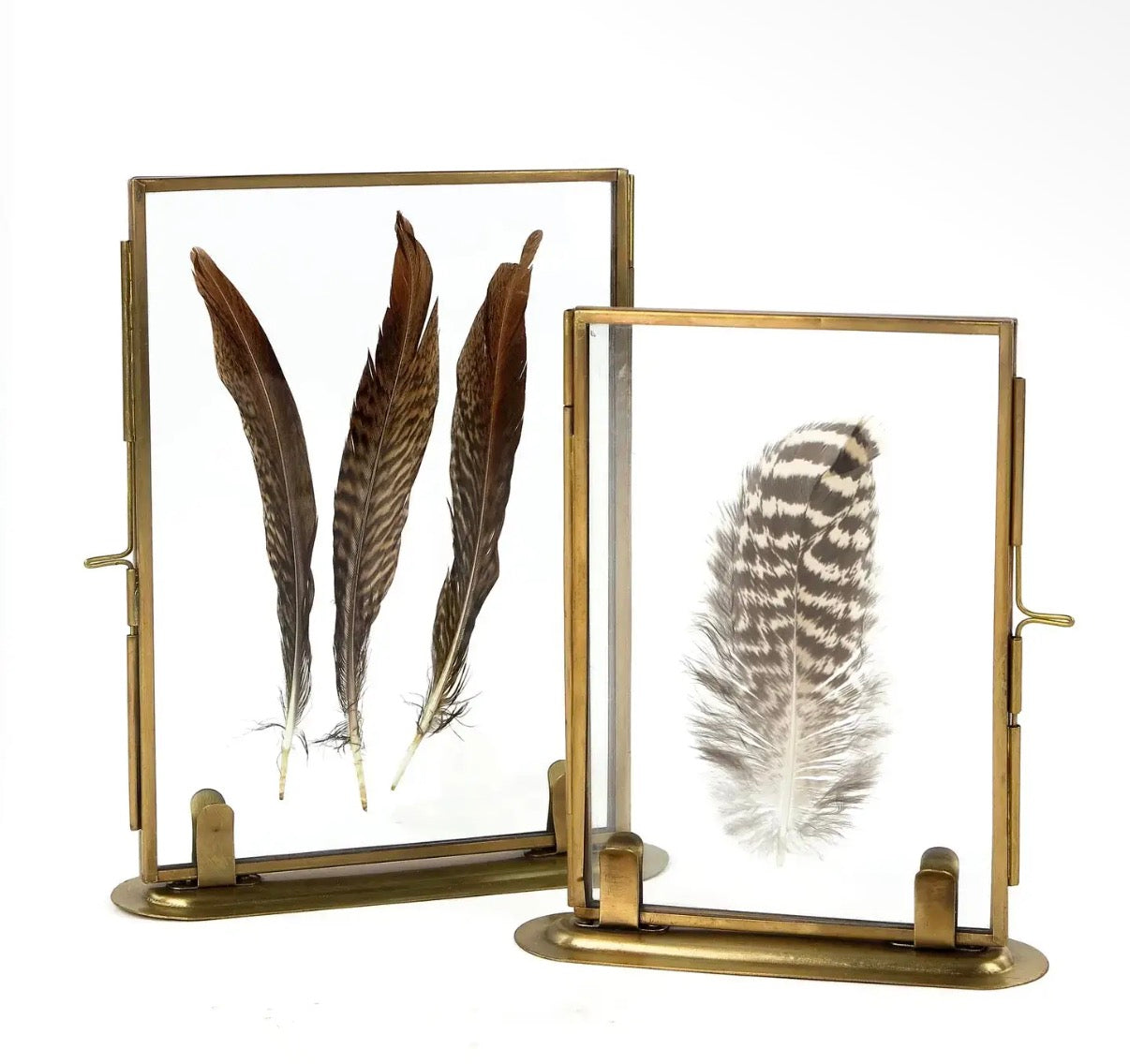 Solid Brass Frame with Stand- 2 Sizes!