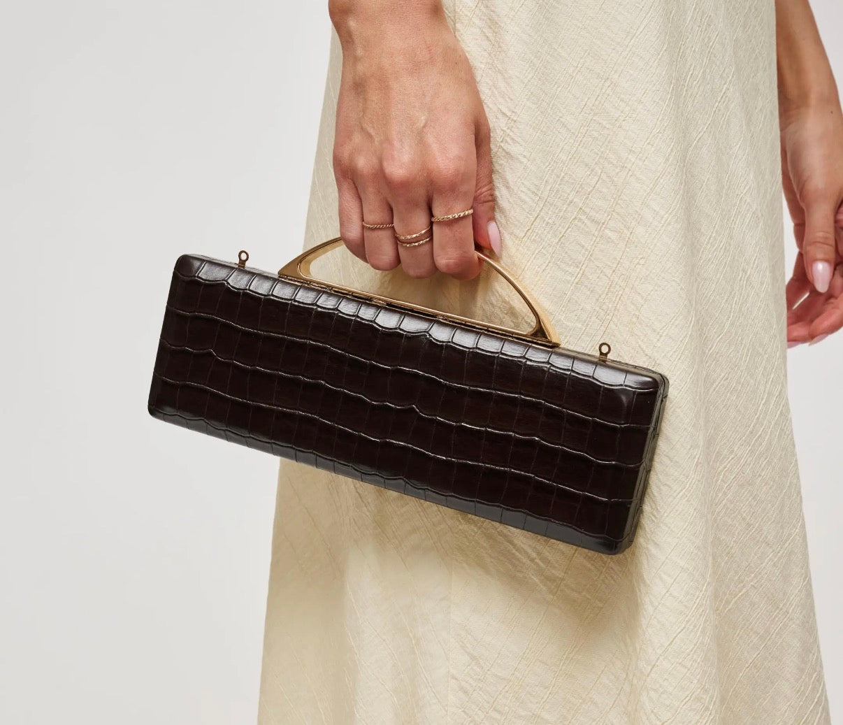 Banks Leather Clutch
