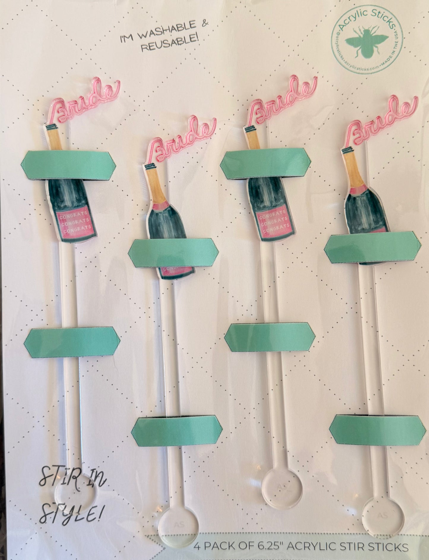 Acrylic Stir Sticks