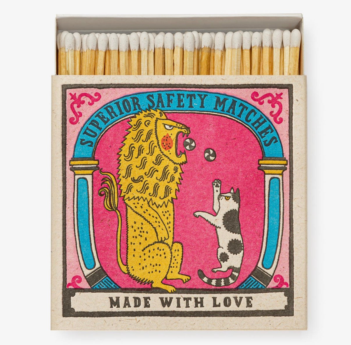 Square Safety  Matches