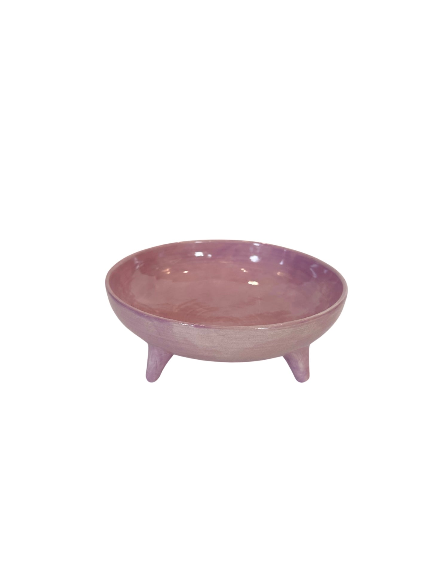 Small Tripod Bowl - Lavender 6.5”