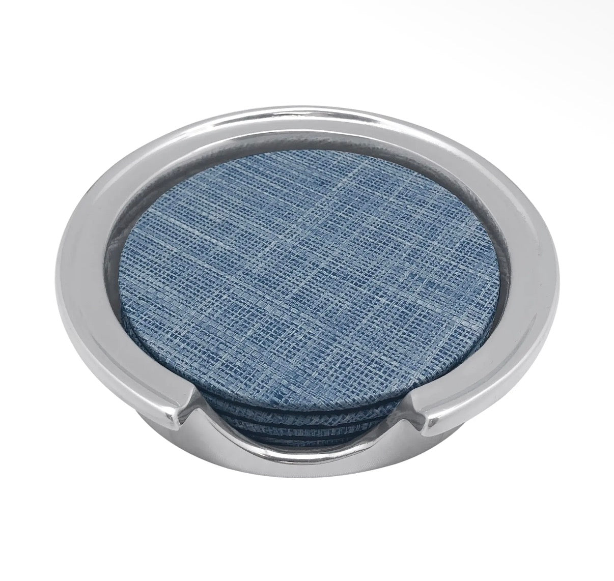 Silver Coaster Set