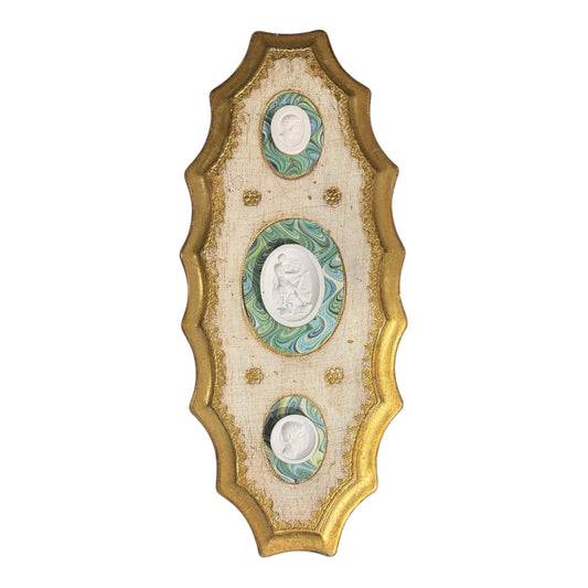 Jenn Leverett Art - Intaglios on Marble Paper Florentine VII
